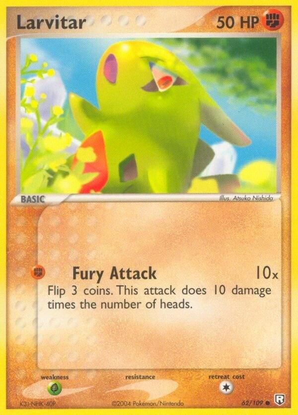 PSA 10 Larvitar EX Team Rocket Returns graded Pokémon card