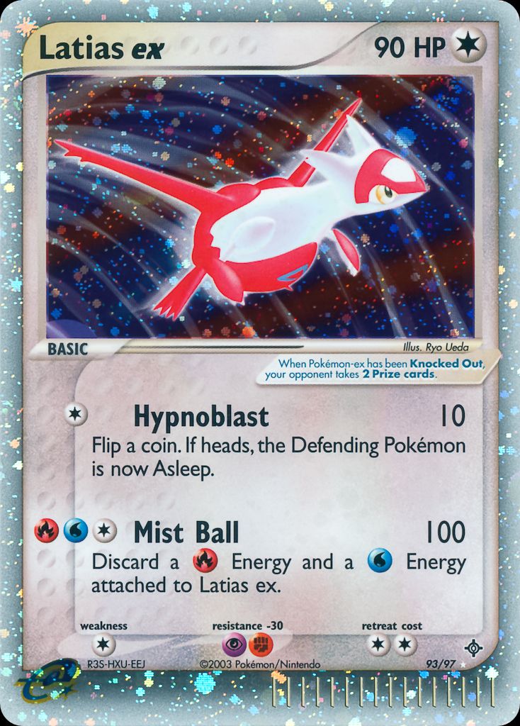 PSA 10 Latias ex EX Dragon graded Pokémon card