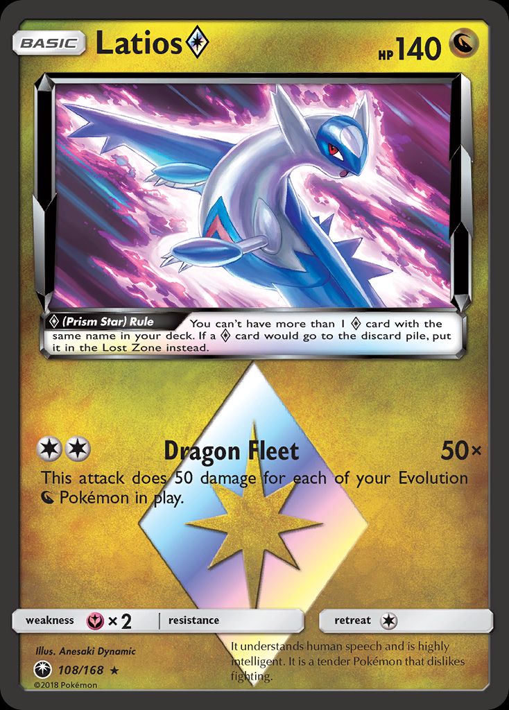 PSA 10 Latias Prism Star Celestial Storm graded Pokémon card