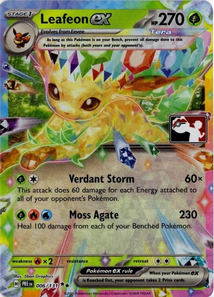 PSA 10 Leafeon POP Series 5 graded Pokémon card