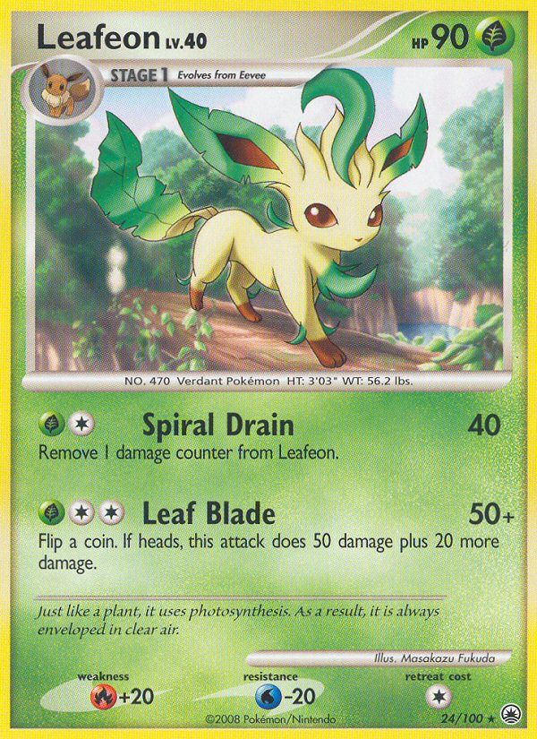 PSA 10 Leafeon Majestic Dawn graded Pokémon card