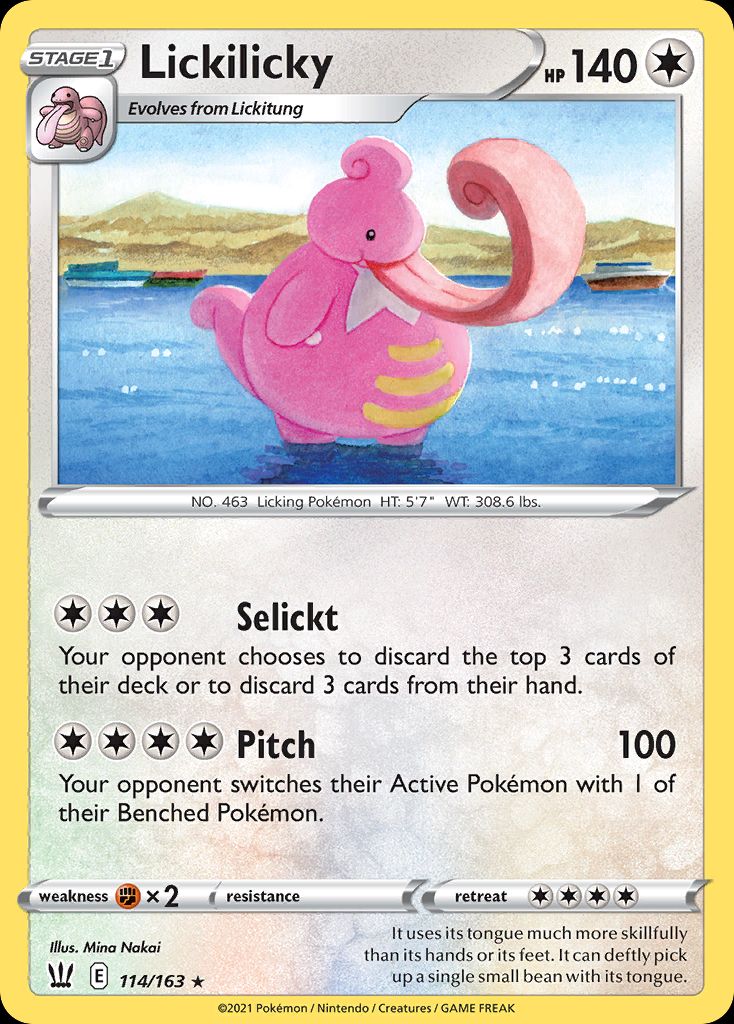PSA 10 Lickilicky Black & White: Boundaries Crossed graded Pokémon card