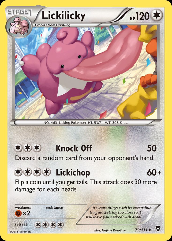 PSA 10 Lickilicky XY: Furious Fists graded Pokémon card