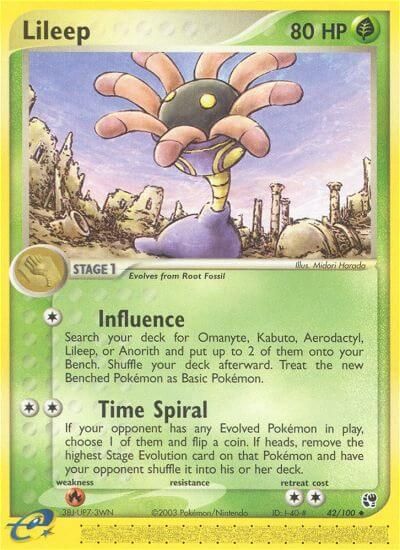 PSA 10 Lileep EX Sandstorm graded Pokémon card