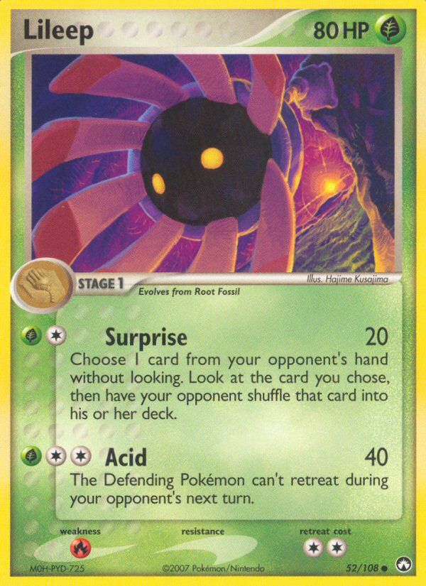 PSA 10 Lileep EX Power Keepers graded Pokémon card