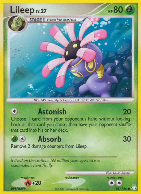 PSA 10 Lileep Legends Awakened graded Pokémon card