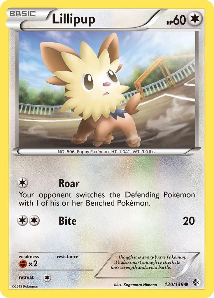 PSA 10 Lillipup Boundaries Crossed graded Pokémon card