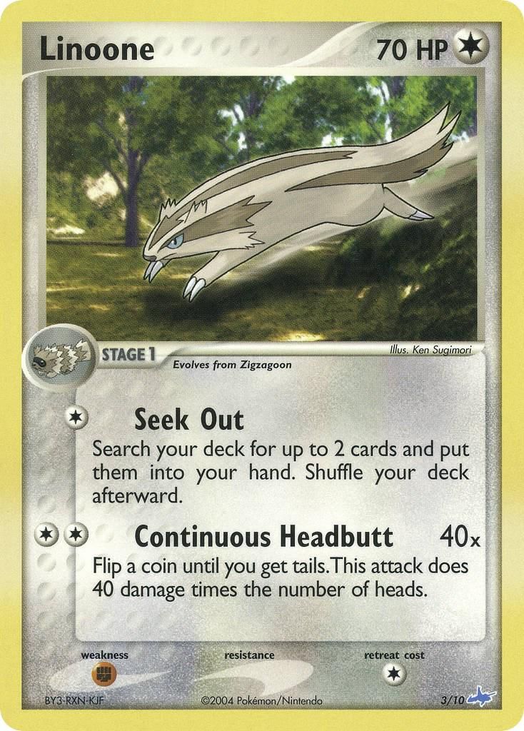 PSA 10 Linoone EX Emerald graded Pokémon card