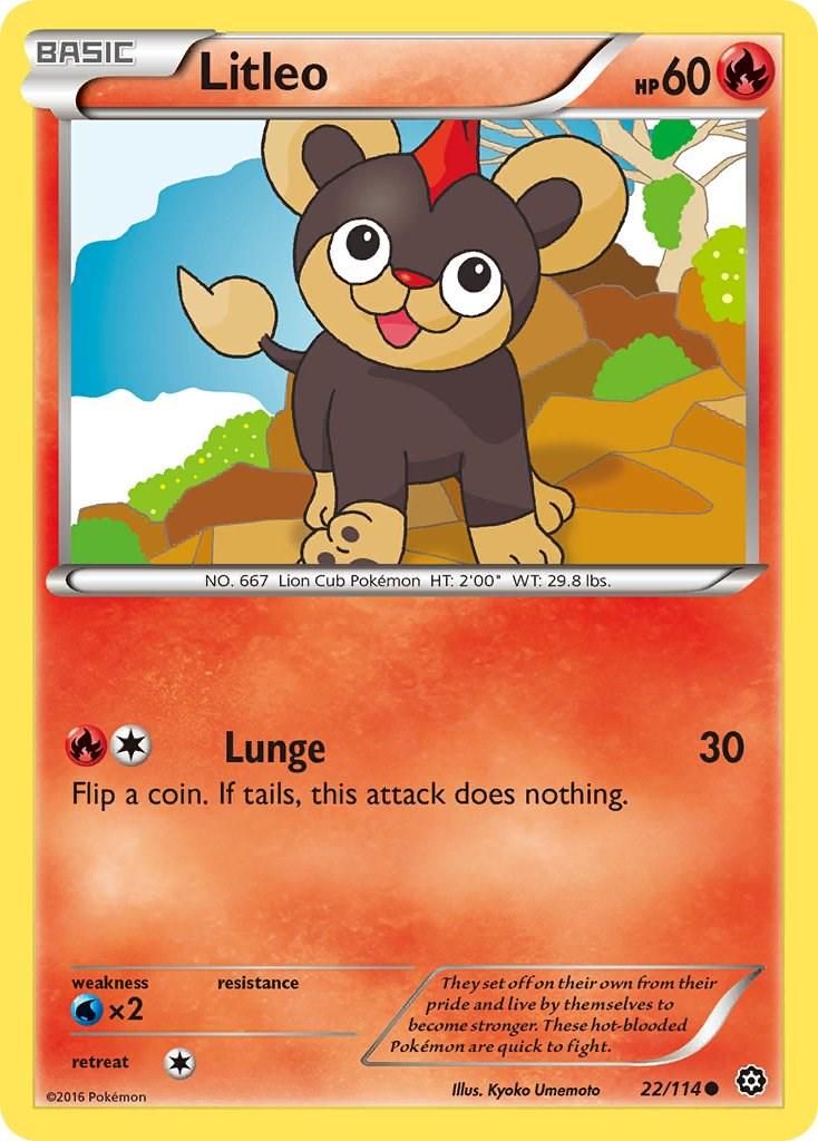 PSA 10 Litleo Steam Siege graded Pokémon card