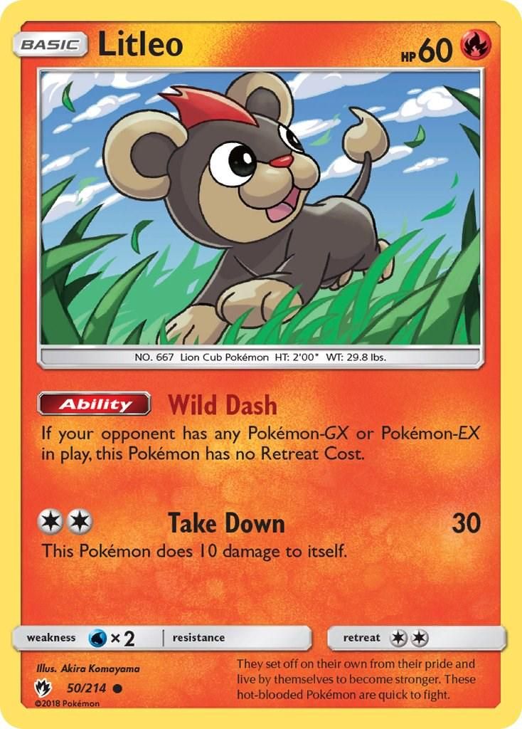 PSA 10 Litleo Lost Thunder graded Pokémon card