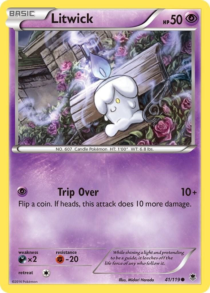 PSA 10 Litwick Temporal Forces graded Pokémon card