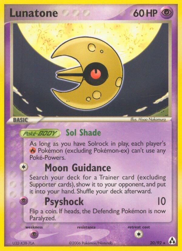 PSA 10 Lunatone EX Legend Maker graded Pokémon card