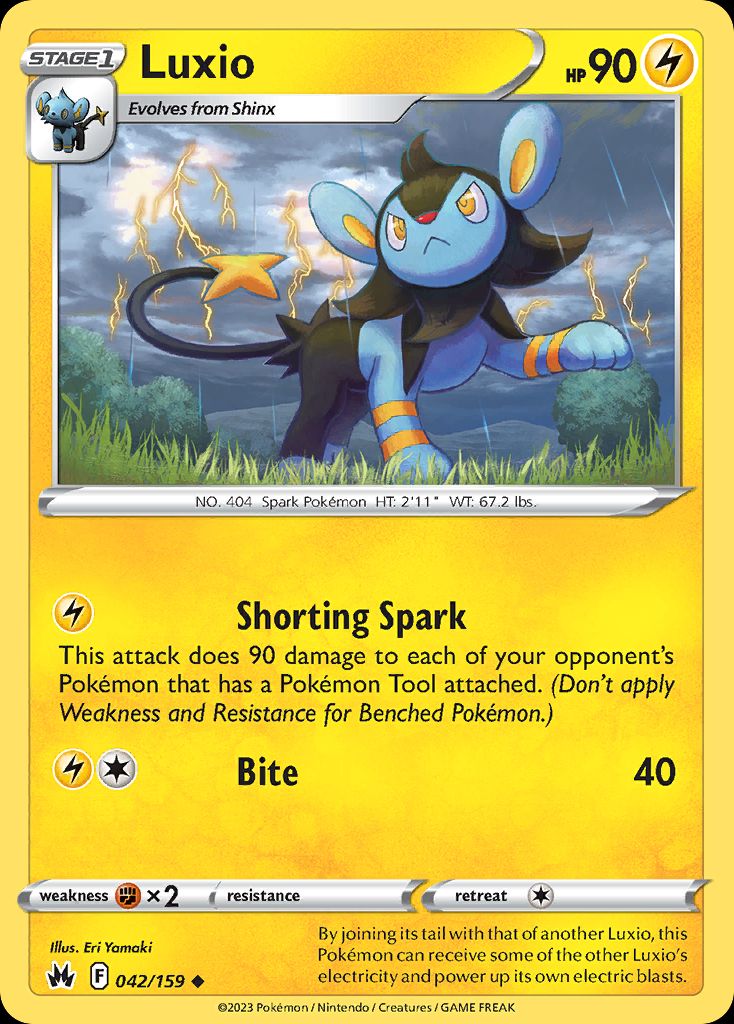 PSA 10 Luxio Rising Rivals graded Pokémon card