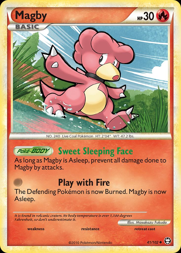 PSA 10 Magby Triumphant graded Pokémon card