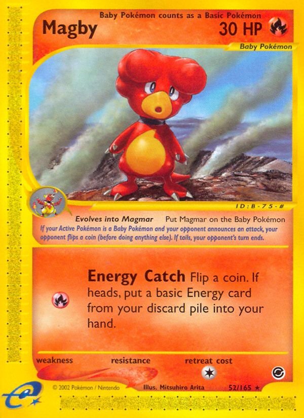 PSA 10 Magby EX Dragon graded Pokémon card