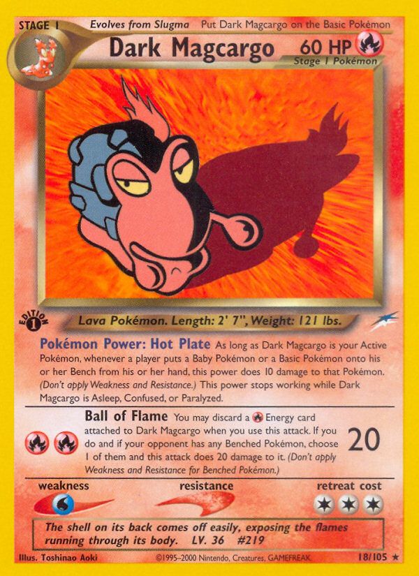 PSA 10 Magcargo Neo Destiny graded Pokémon card