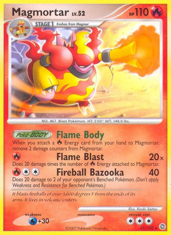 PSA 10 Magmortar Secret Wonders graded Pokémon card
