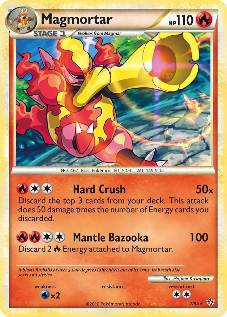 PSA 10 Magmortar Undaunted graded Pokémon card