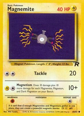 PSA 10 Dark Magnemite Team Rocket graded Pokémon card