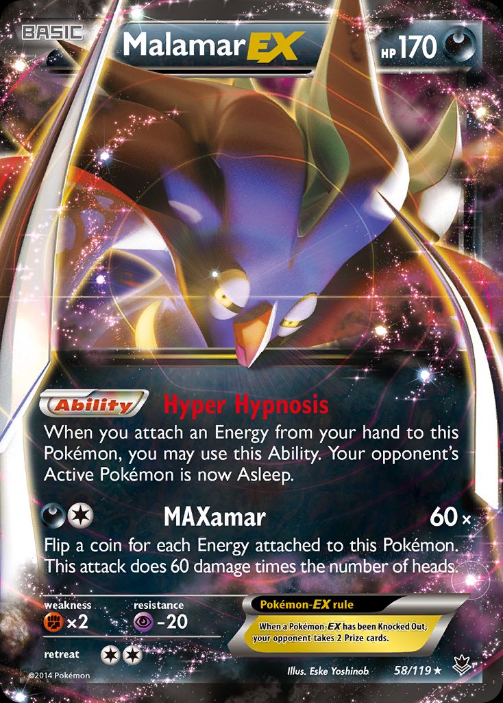 PSA 10 Malamar Forbidden Light graded Pokémon card