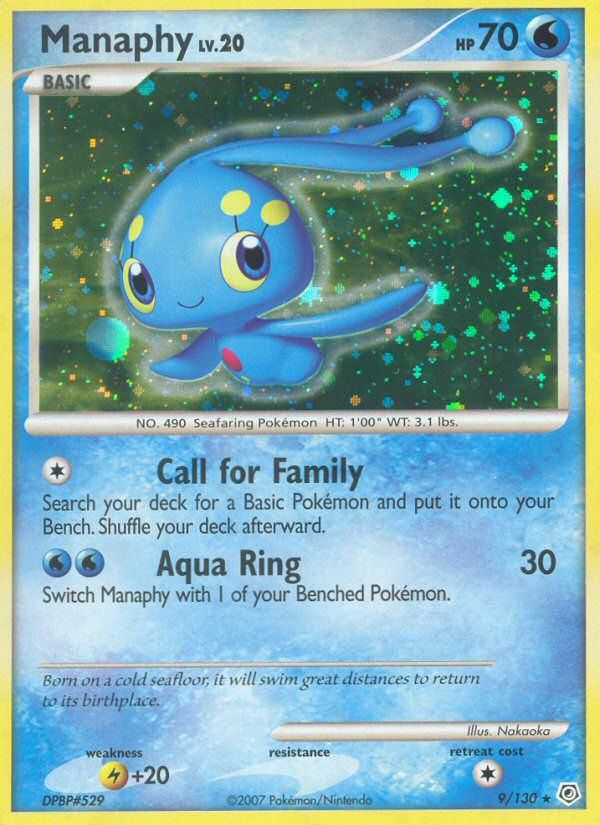 PSA 10 Manaphy Diamond & Pearl graded Pokémon card