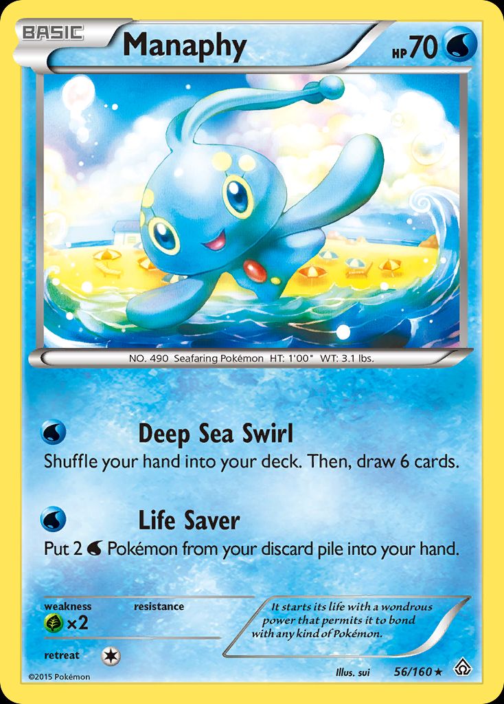 PSA 10 Manaphy HeartGold & SoulSilver graded Pokémon card