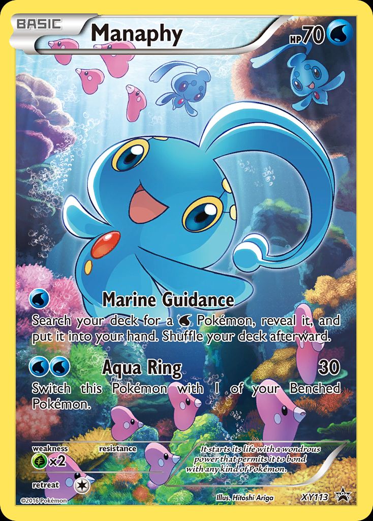 PSA 10 Manaphy XY Black Star Promos graded Pokémon card
