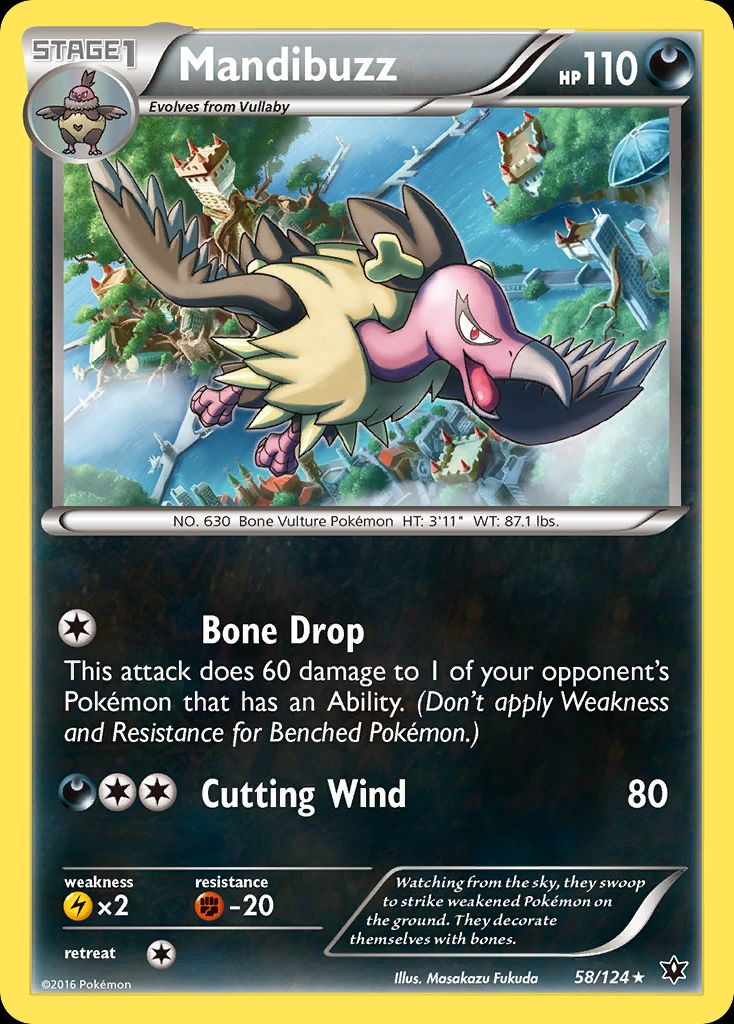PSA 10 Mandibuzz Steam Siege graded Pokémon card