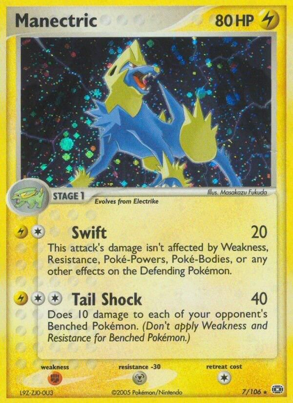 PSA 10 Manectric EX Emerald graded Pokémon card