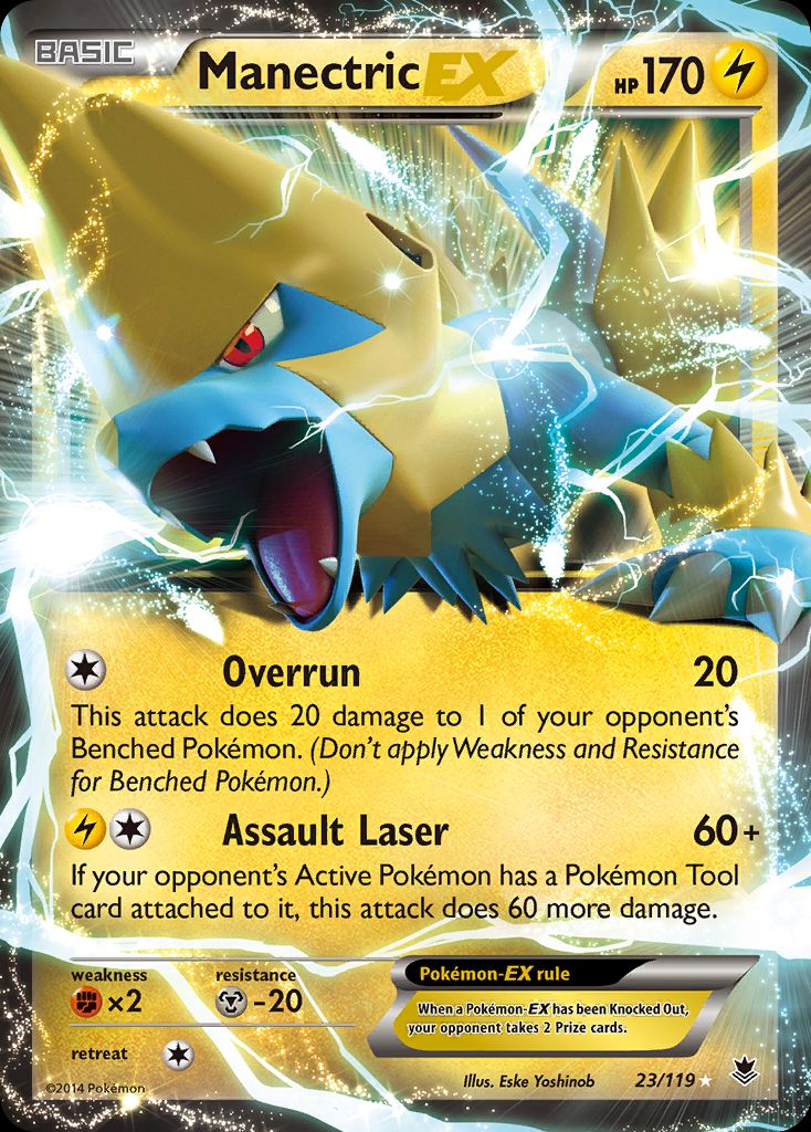 PSA 10 Manectric Phantom Forces graded Pokémon card