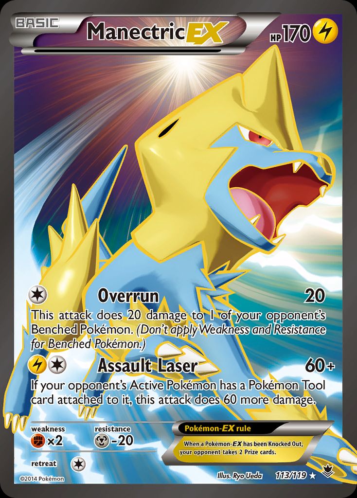 PSA 10 Manectric Phantom Forces graded Pokémon card