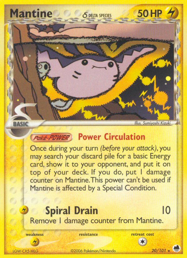 PSA 10 Mantine Skyridge graded Pokémon card