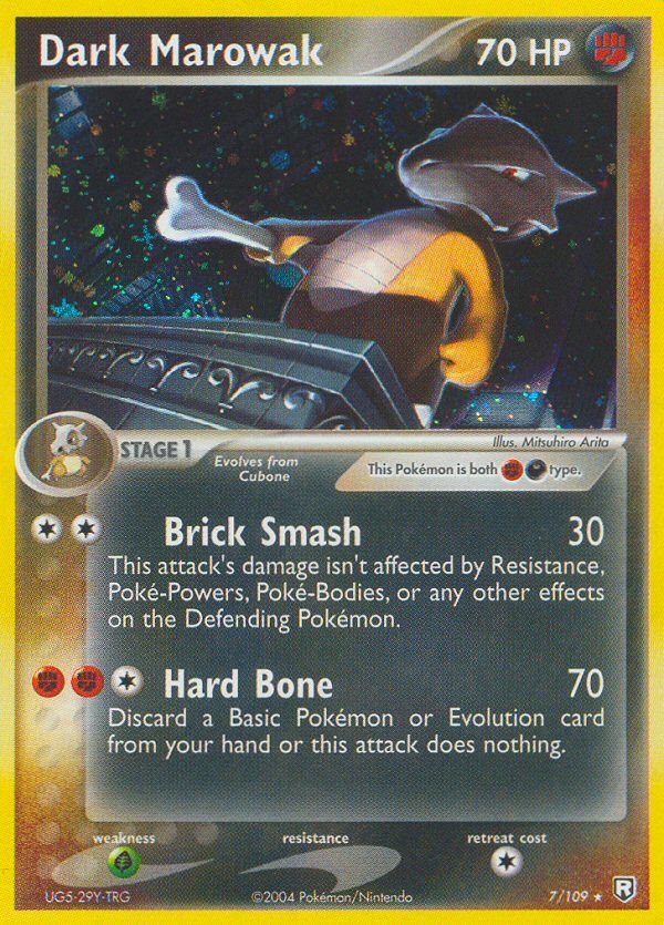 PSA 10 Dark Marowak Team Rocket 7/82 graded Pokémon card