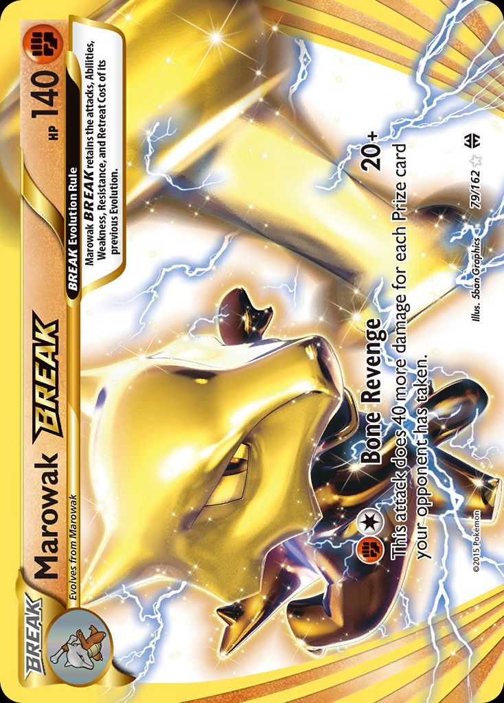 PSA 10 Marowak BREAK BREAKthrough 79/162 graded Pokémon card