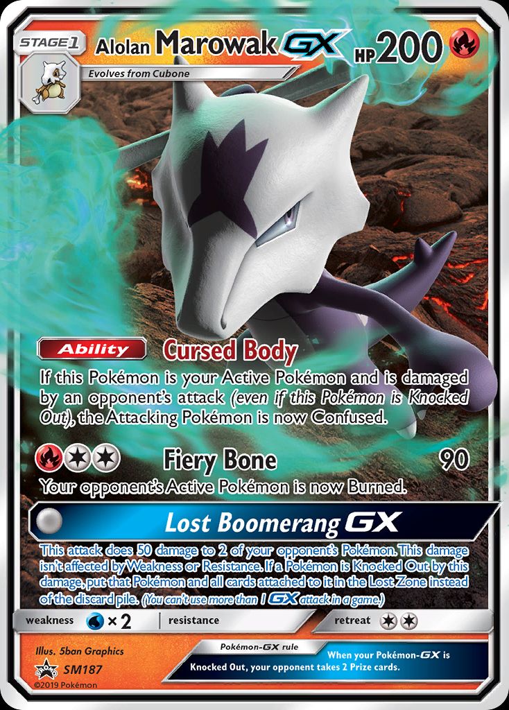 PSA 10 Alolan Marowak-GX Guardians Rising 12/145 graded Pokémon card