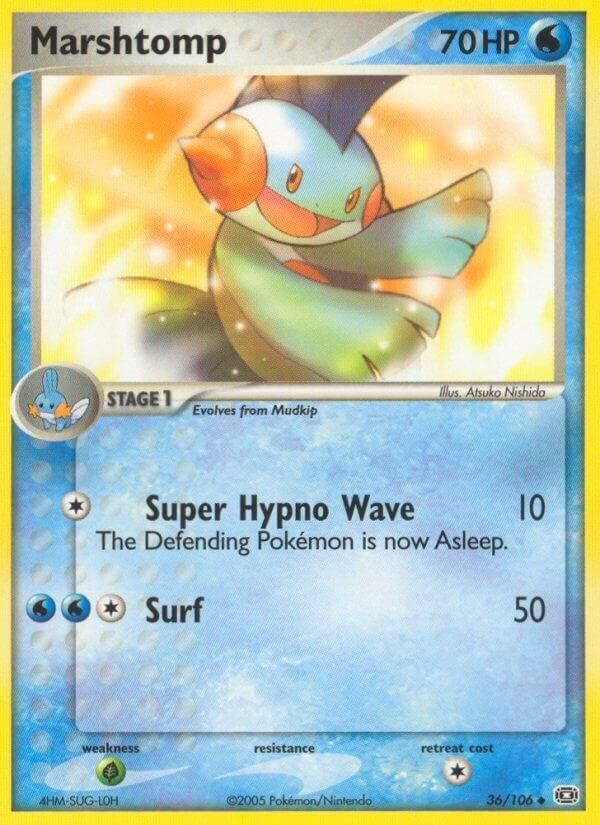 PSA 10 Marshtomp EX Emerald graded Pokémon card
