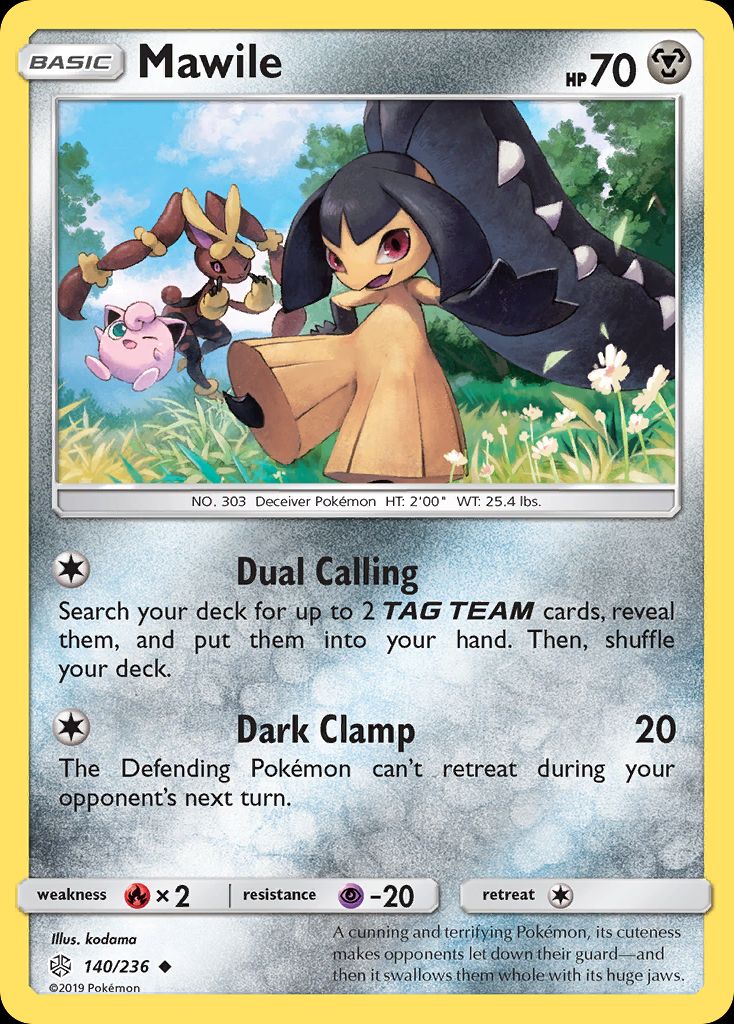 PSA 10 Mawile Guardians Rising graded Pokémon card