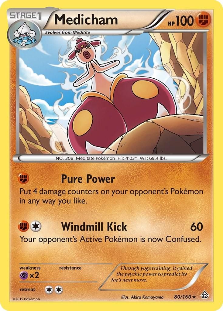 PSA 10 Medicham Primal Clash graded Pokémon card