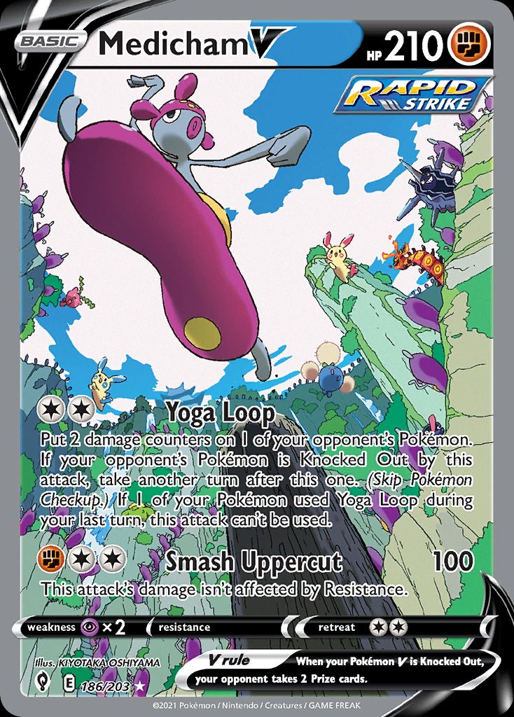 PSA 10 Medicham Evolving Skies graded Pokémon card