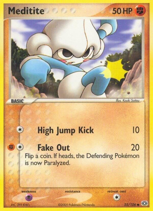 PSA 10 Meditite EX Emerald graded Pokémon card