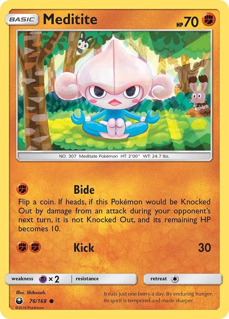 PSA 10 Meditite Ultra Prism graded Pokémon card