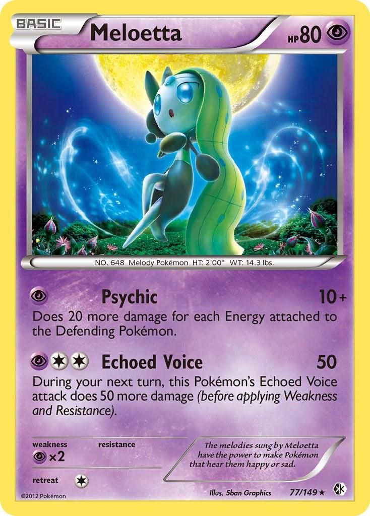 PSA 10 Meloetta Boundaries Crossed graded Pokémon card