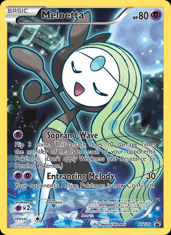 PSA 10 Meloetta XY Black Star Promos graded Pokémon card