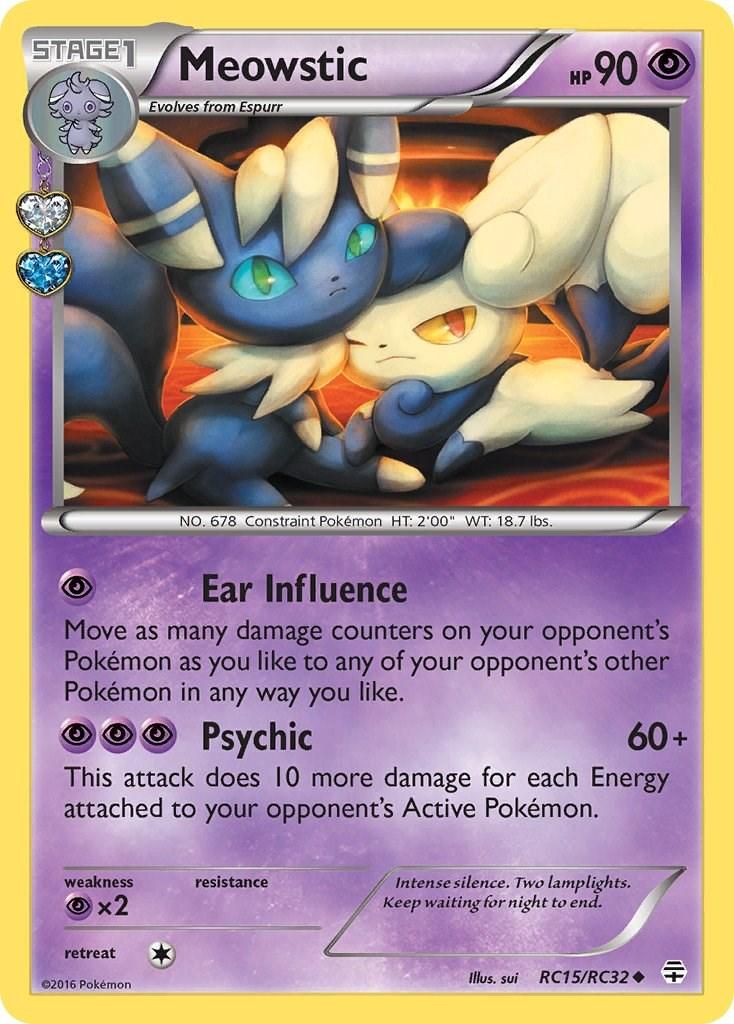 PSA 10 Meowstic Generations graded Pokémon card