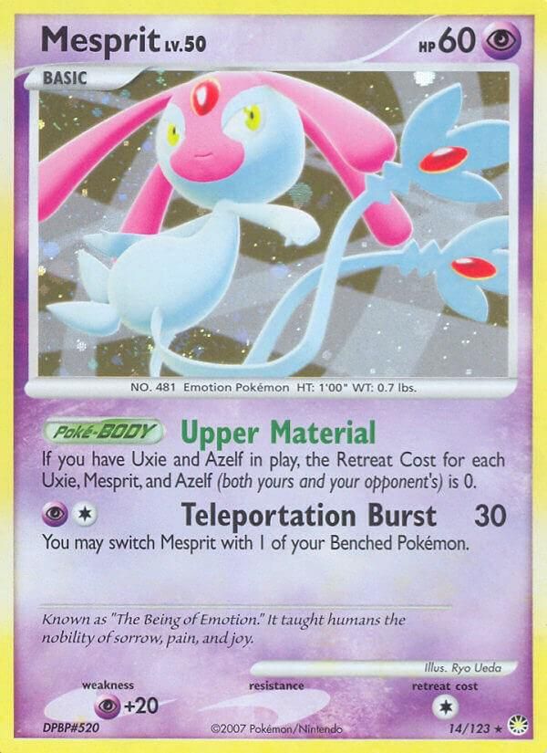 PSA 10 Mesprit Mysterious Treasures graded Pokémon card