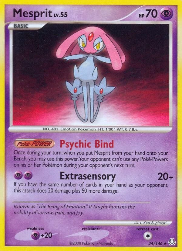 PSA 10 Mesprit Legends Awakened graded Pokémon card