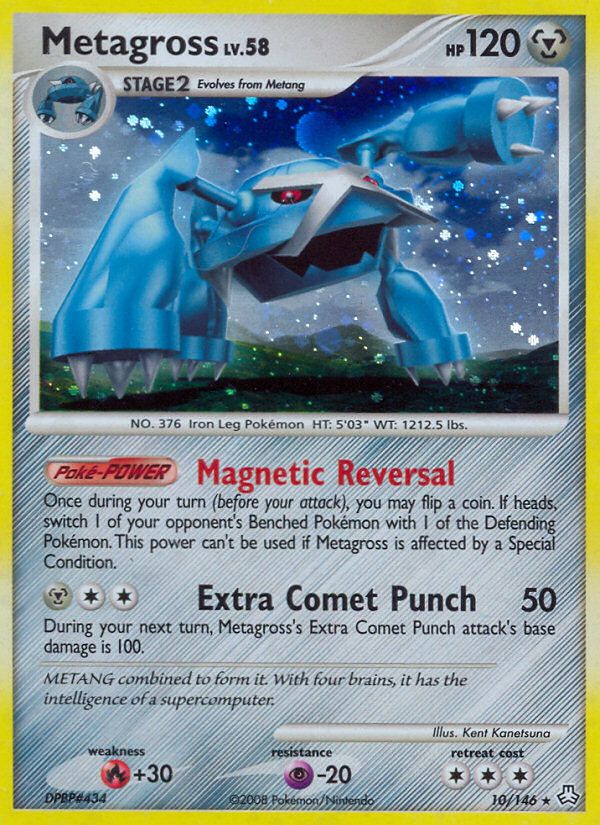PSA 10 Metagross EX Dragon Frontiers graded Pokémon card