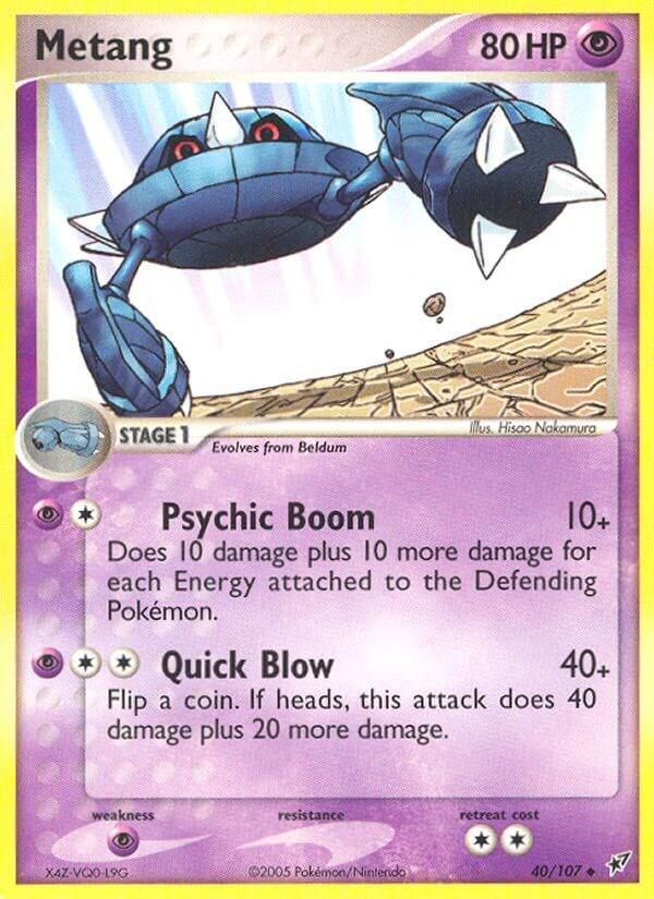 PSA 10 Metang EX Deoxys graded Pokémon card