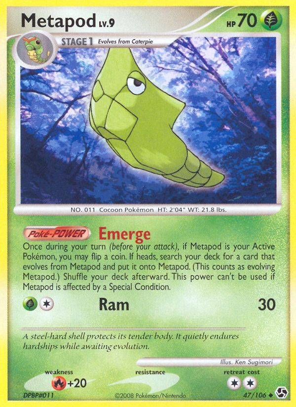 PSA 10 Metapod EX FireRed and LeafGreen graded Pokémon card