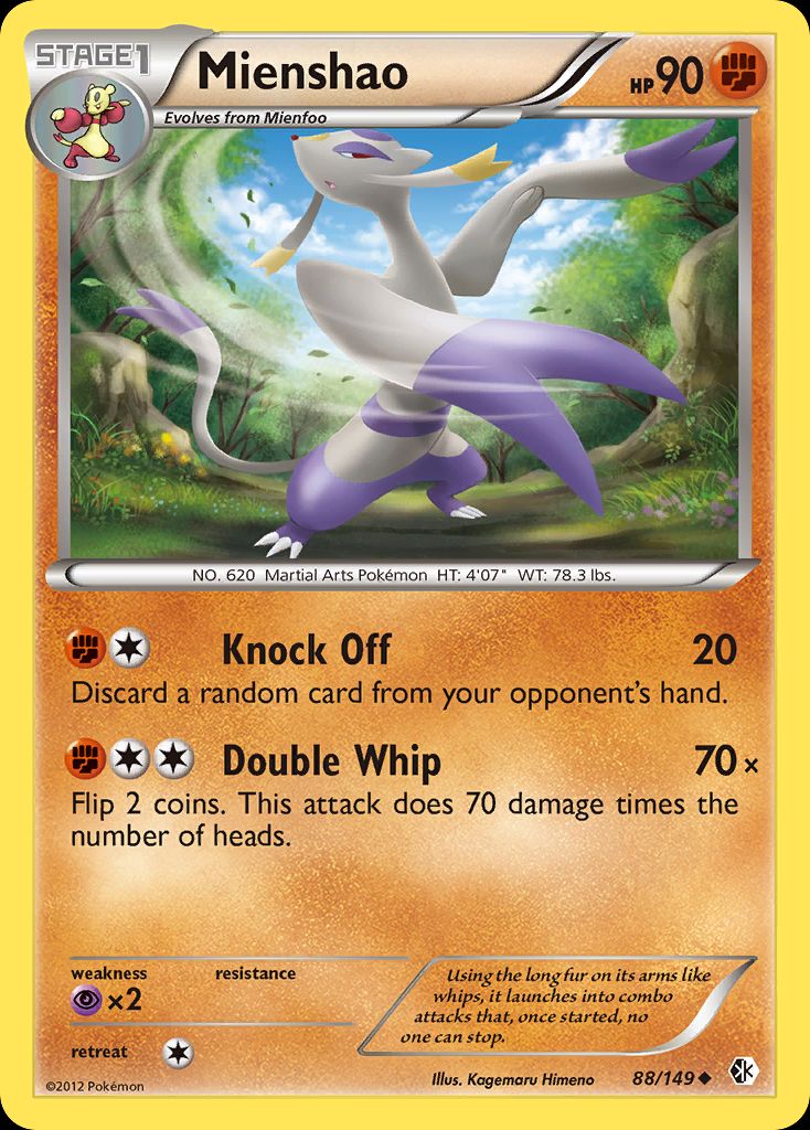 PSA 10 Mienshao Boundaries Crossed graded Pokémon card